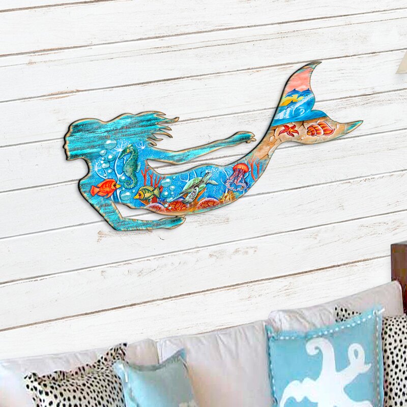 Dovecove Mermaid Wall Decor & Reviews | Wayfair